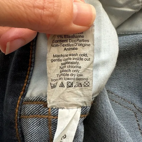 Madewell 10&quot; High Rise Skinny Jeans in Danny Wash Size 25