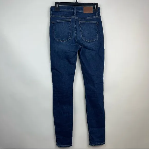 Madewell 9&quot; High Rise Skinny Exposed Button Fly Jeans Women's size 25