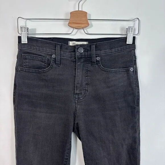 Madewell 9&quot; Mid-Rise Skinny Jeans in Black Sea