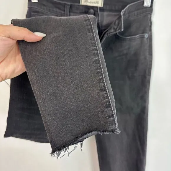 Madewell 9&quot; Mid-Rise Skinny Jeans in Black Sea