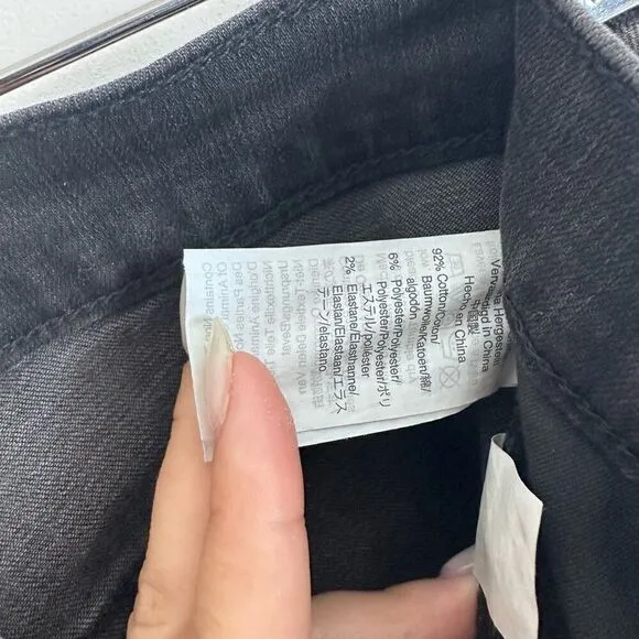 Madewell 9&quot; Mid-Rise Skinny Jeans in Black Sea