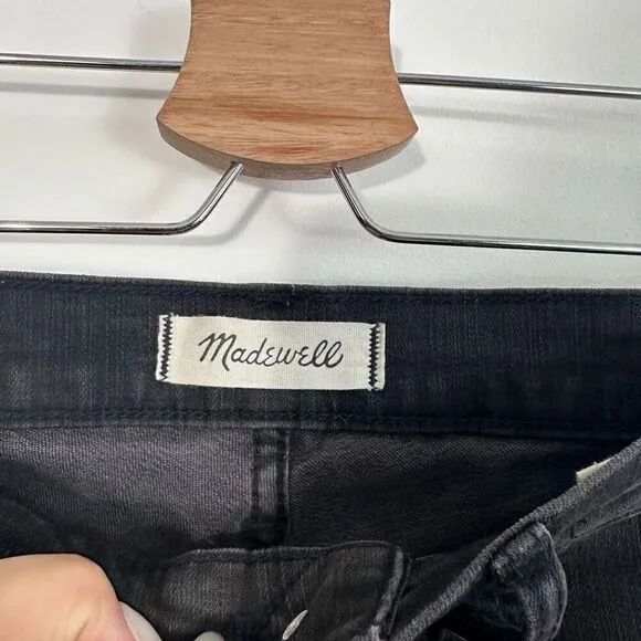 Madewell 9&quot; Mid-Rise Skinny Jeans in Black Sea