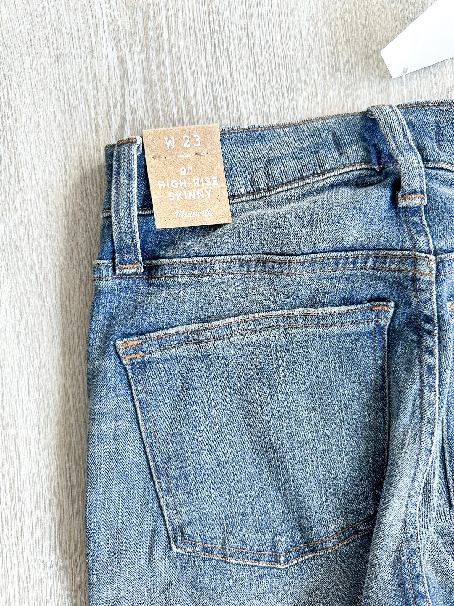 Madewell 9" Mid-Rise Rip and Repair Denim Skinny Jeans