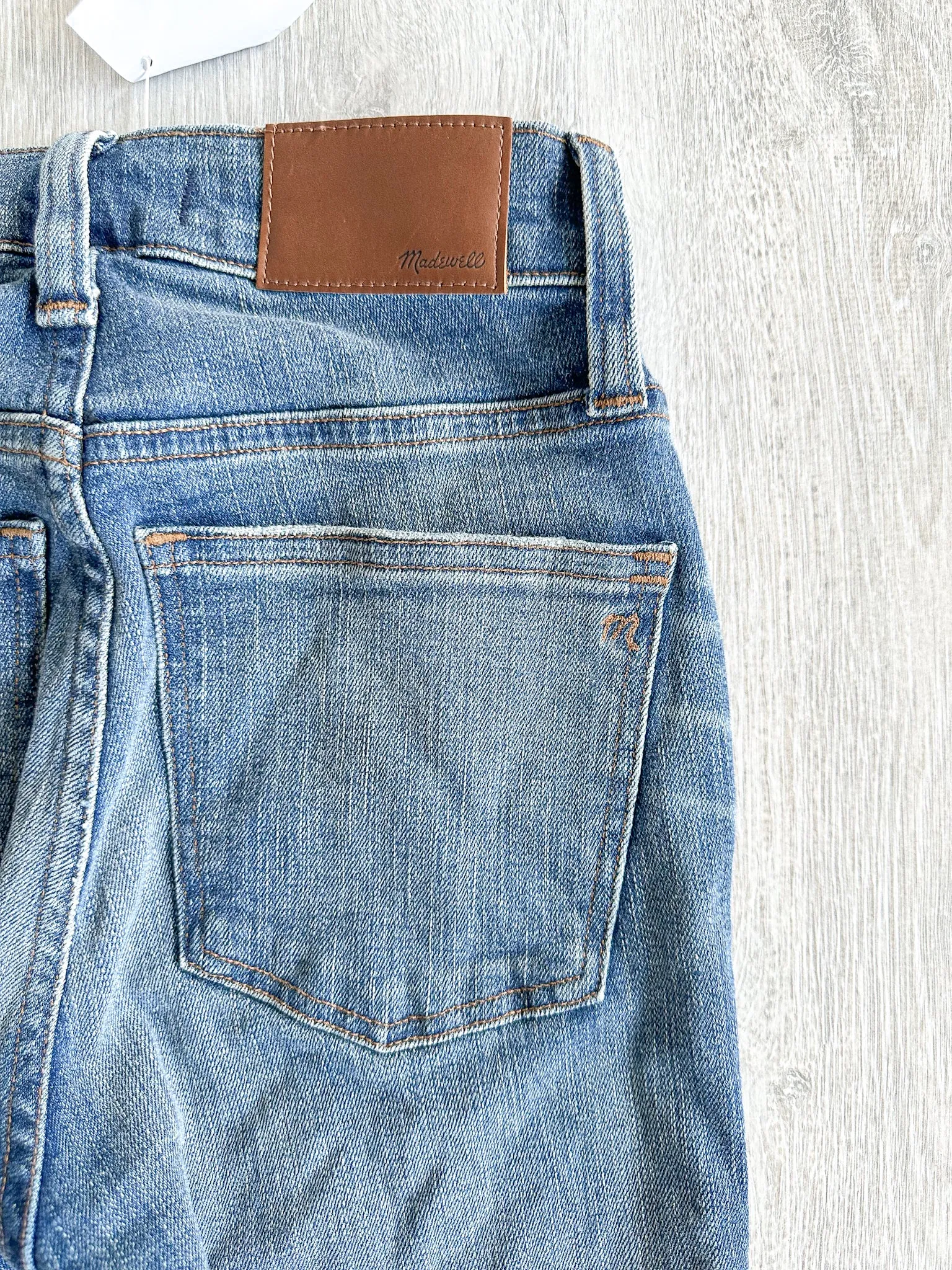 Madewell 9" Mid-Rise Rip and Repair Denim Skinny Jeans