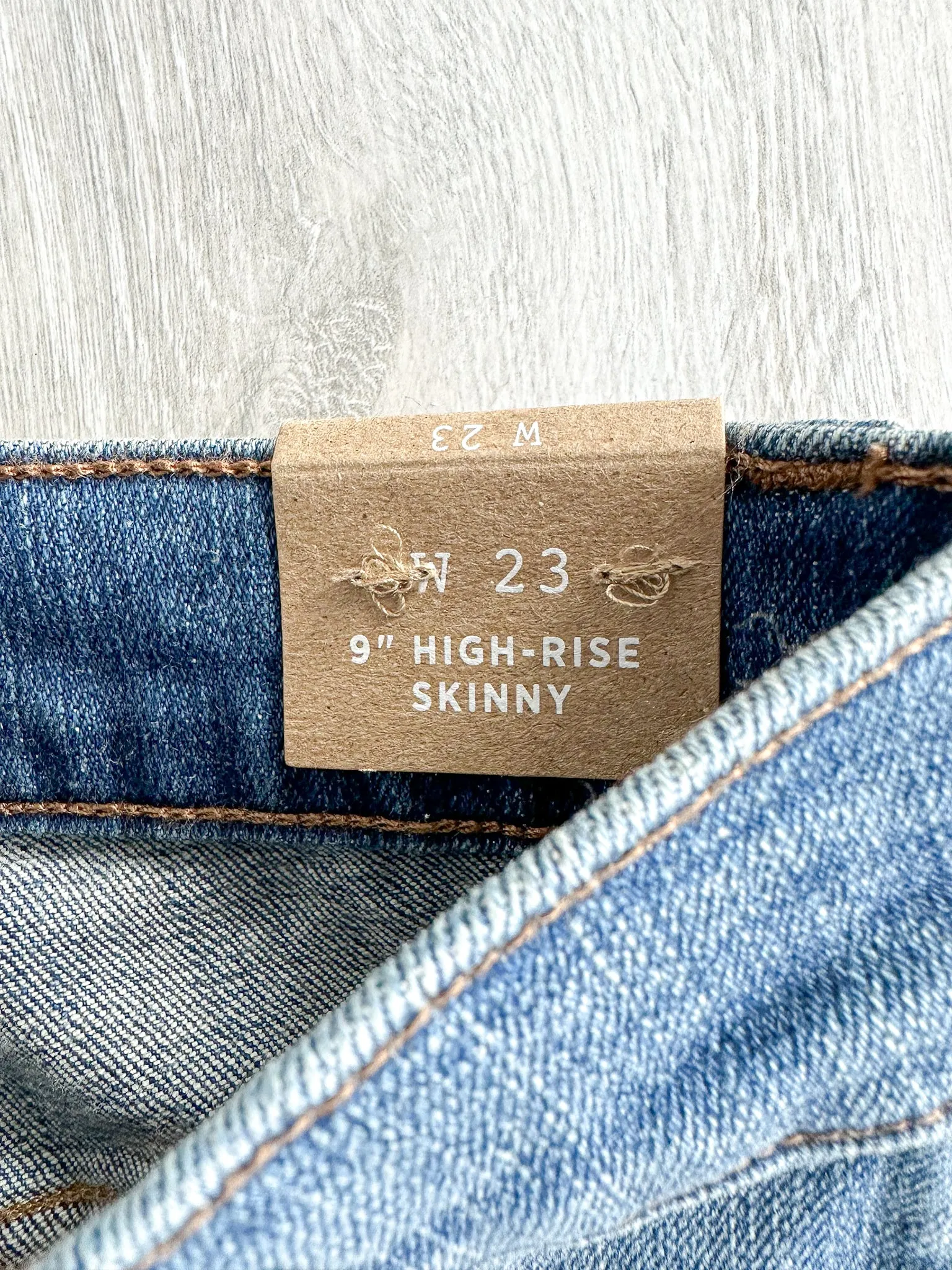 Madewell 9" Mid-Rise Rip and Repair Denim Skinny Jeans