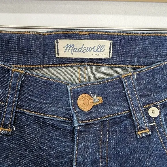 MADEWELL Alley Straight Leg Denim Ankle