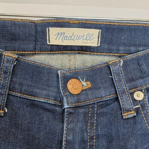MADEWELL Alley Straight Leg Denim Ankle