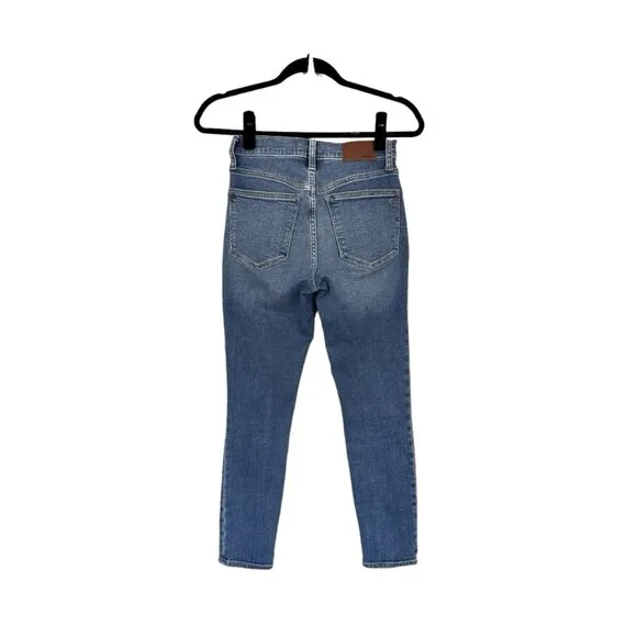 Madewell Button Front Crop Jeans