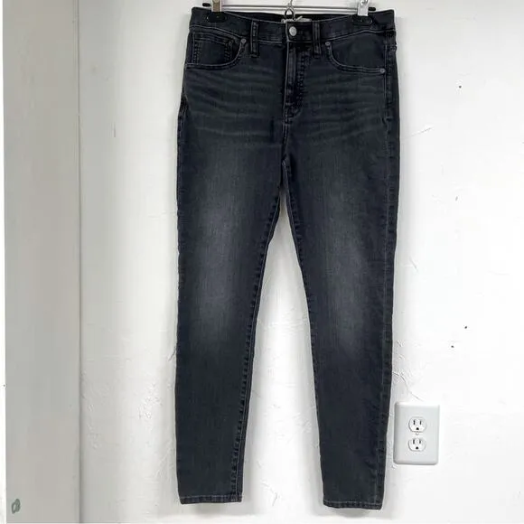 Madewell Grey 9in High Rise Skinny Jeans Womens 29