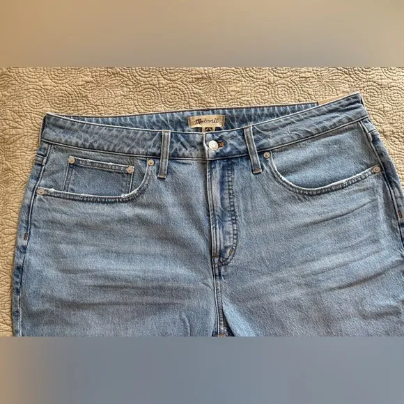Madewell NWT Curvy Perfect Vintage Ripped High Rise Denim Jeans Women’s Plus 18W