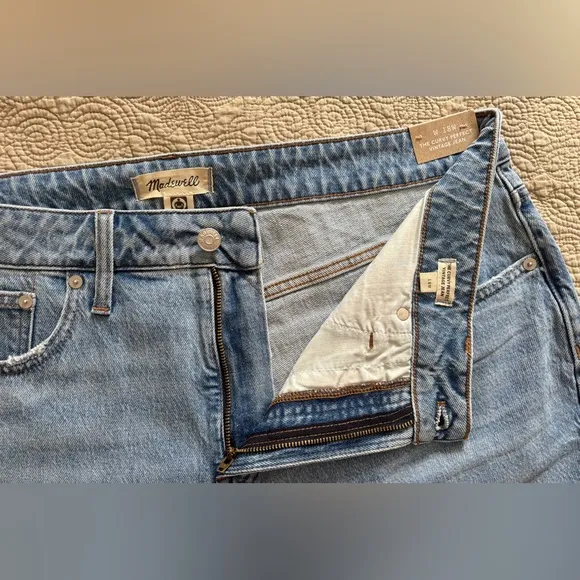 Madewell NWT Curvy Perfect Vintage Ripped High Rise Denim Jeans Women’s Plus 18W