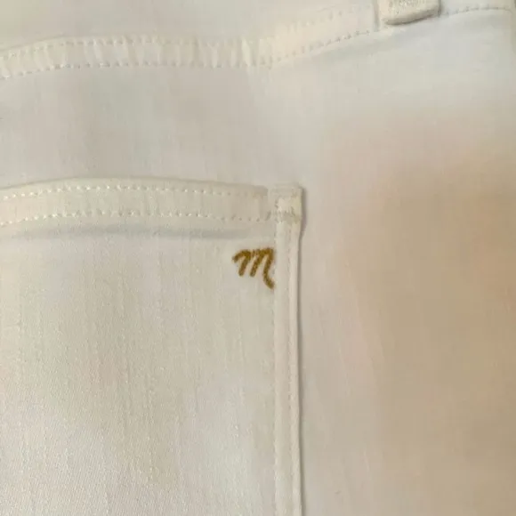 Madewell Plus High-Rise Skinny Jeans in Pure White Size 20W NWT