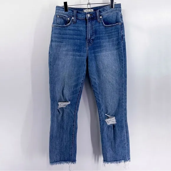 MADEWELL The Perfect Vintage Jeans Parnell Wash High Rise Tapered Mom size 28