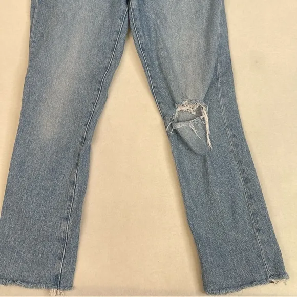 Madewell The Tall Perfect Vintage Jean Coney Wash: Destroyed Edition Size 28T
