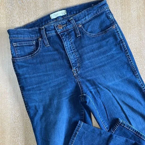 Madewell 10&quot; High-Rise Skinny Jeans in Hayes Wash