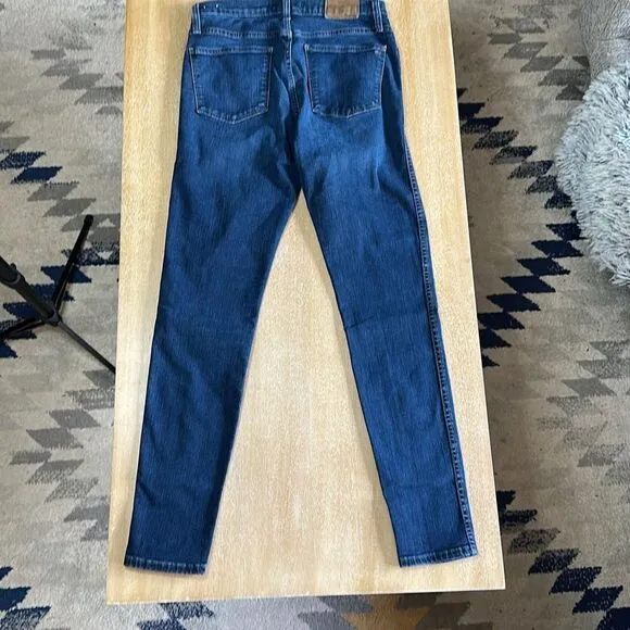 Madewell 10&quot; High-Rise Skinny Jeans in Hayes Wash