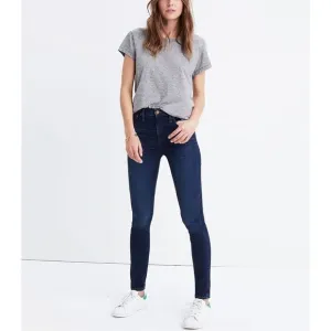 Madewell 10&quot; High-Rise Skinny Jeans in Hayes Wash