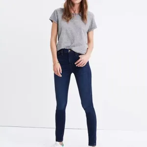 Madewell 10&quot; High-Rise Skinny Jeans in Hayes Wash