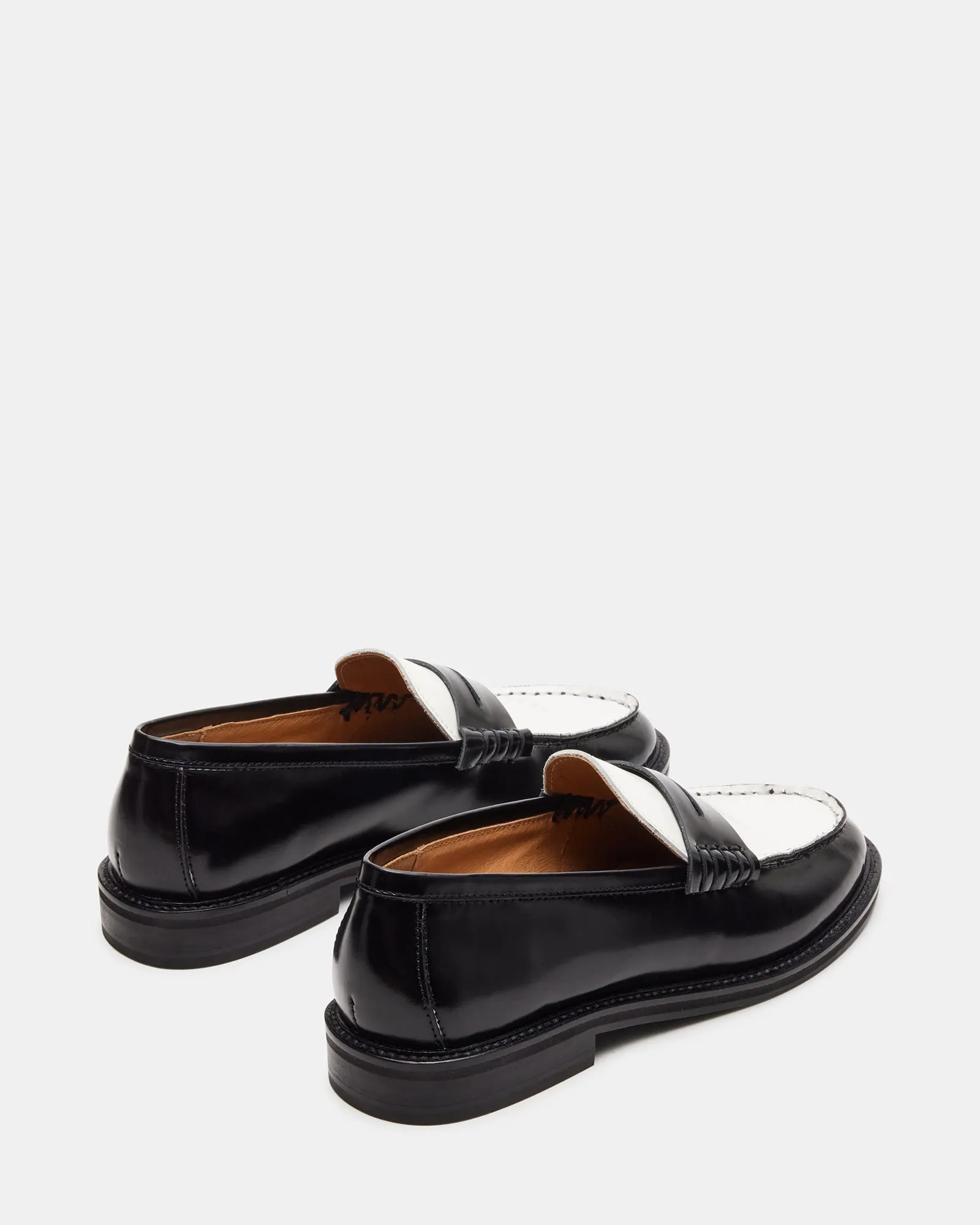 MADISON BLACK/WHITE LEATHER
