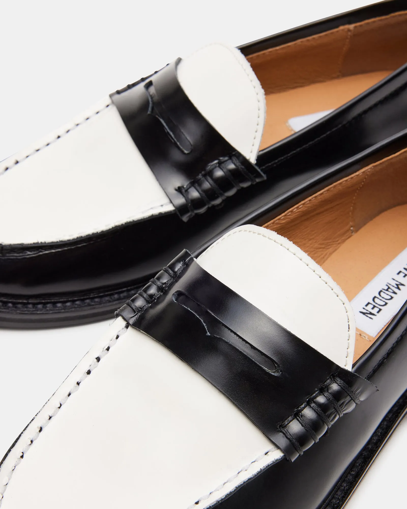 MADISON BLACK/WHITE LEATHER