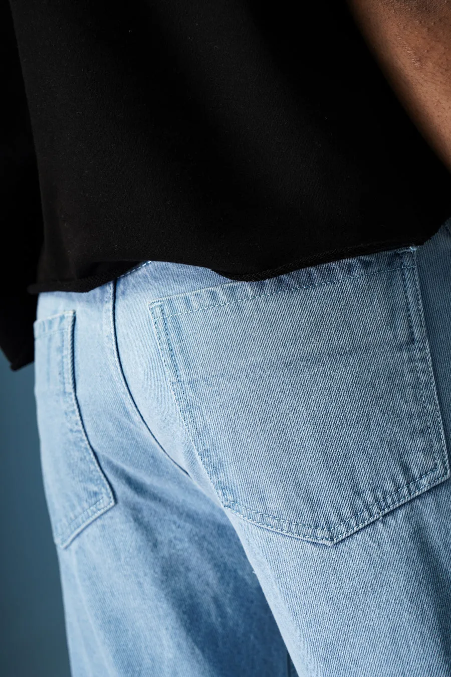 MADZEE STREET START RIPPED DENIM JEANS