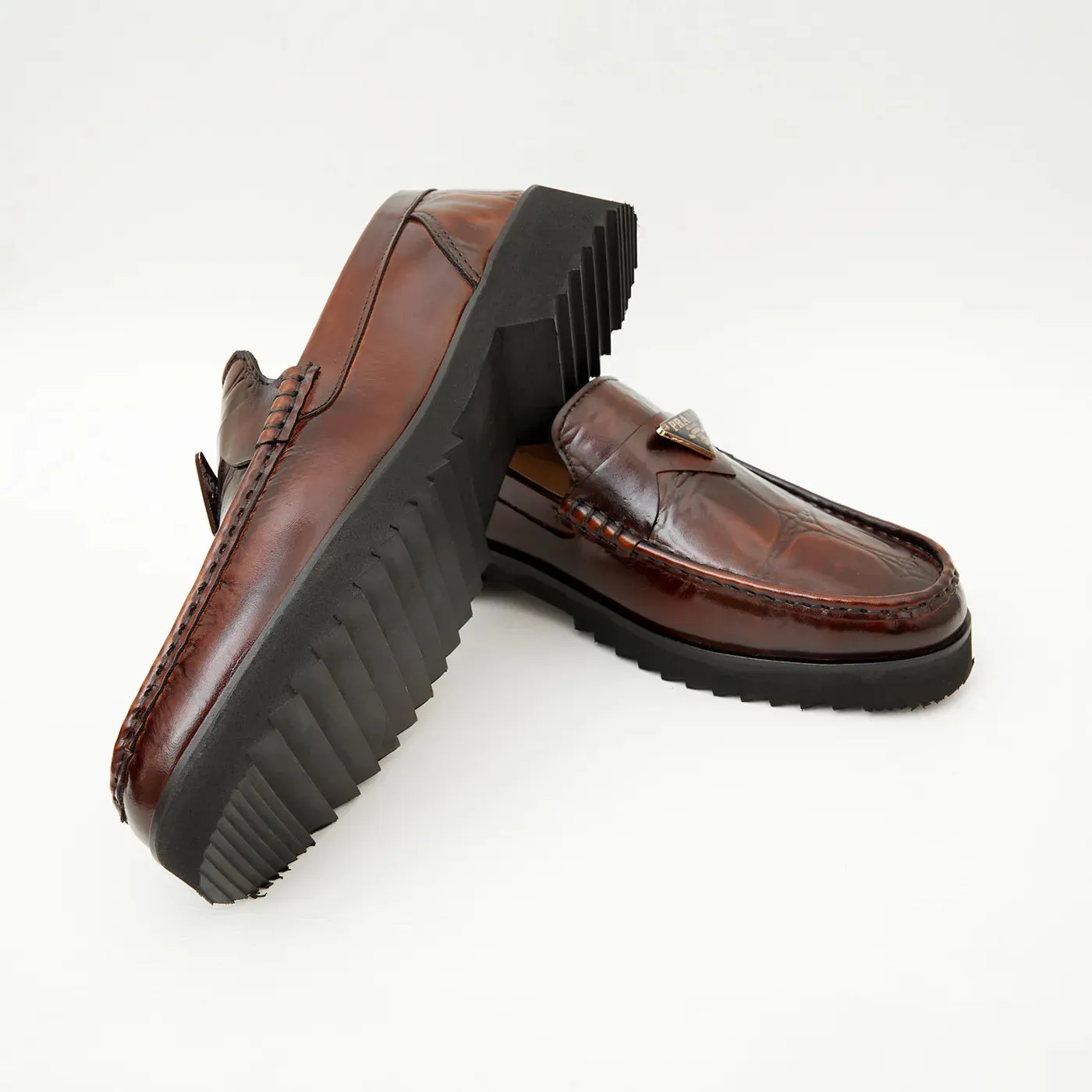 MAS-608-BURGANDY-Men's Formal Oxford