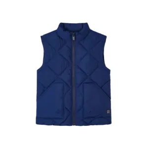 Mayoral Boys Padded Navy Diamond Body Warmer