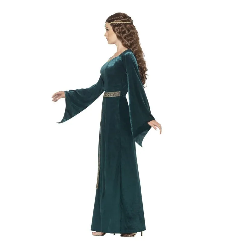 Medieval Green Maid Costume