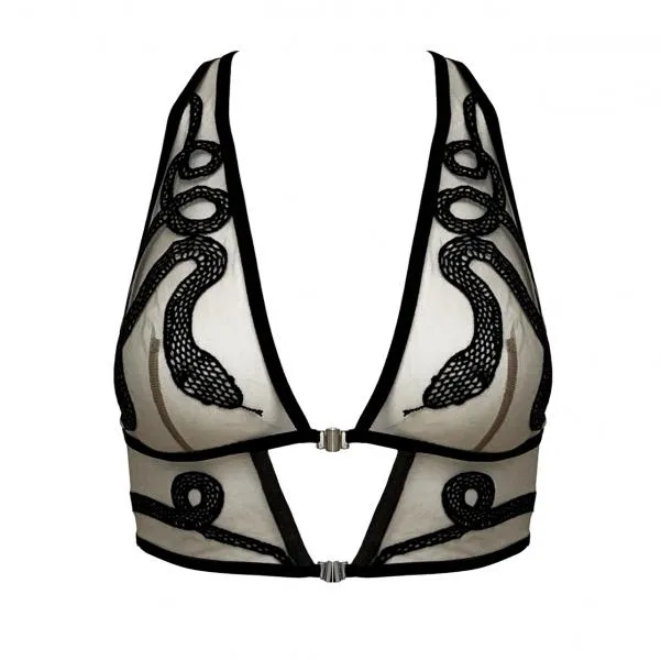 Medusa Bralette - Black -