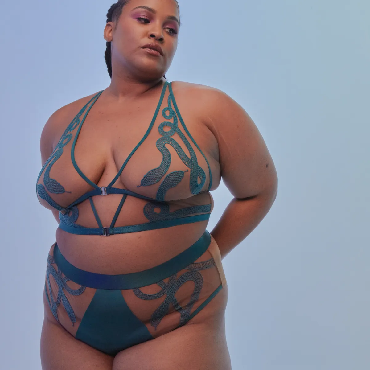Medusa Bralette - Chameleon/Toffee
