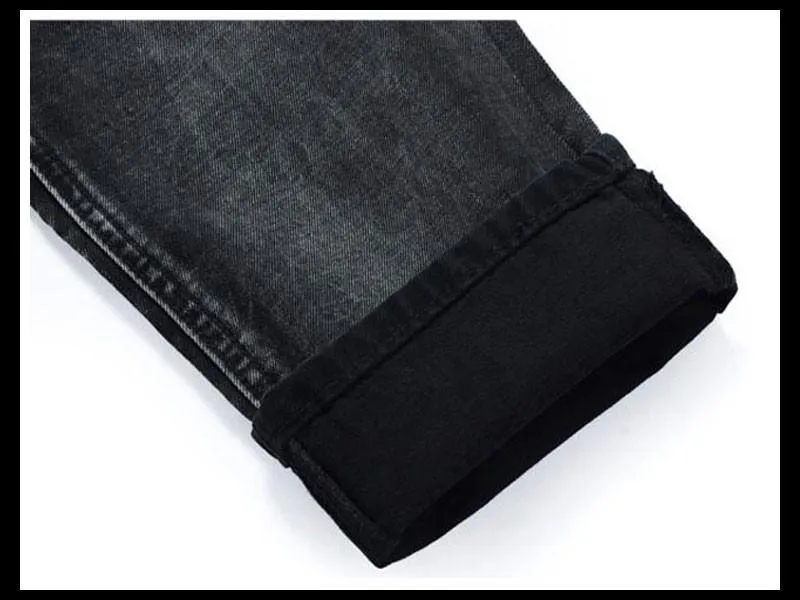 Men Black Colored Stonewashed Jeans