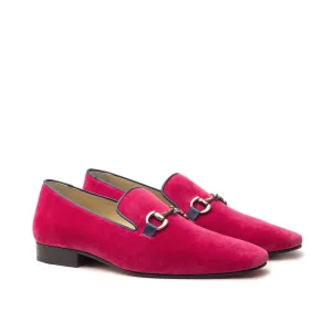 MEN Slippers - Red Velvet Ocean Nappa
