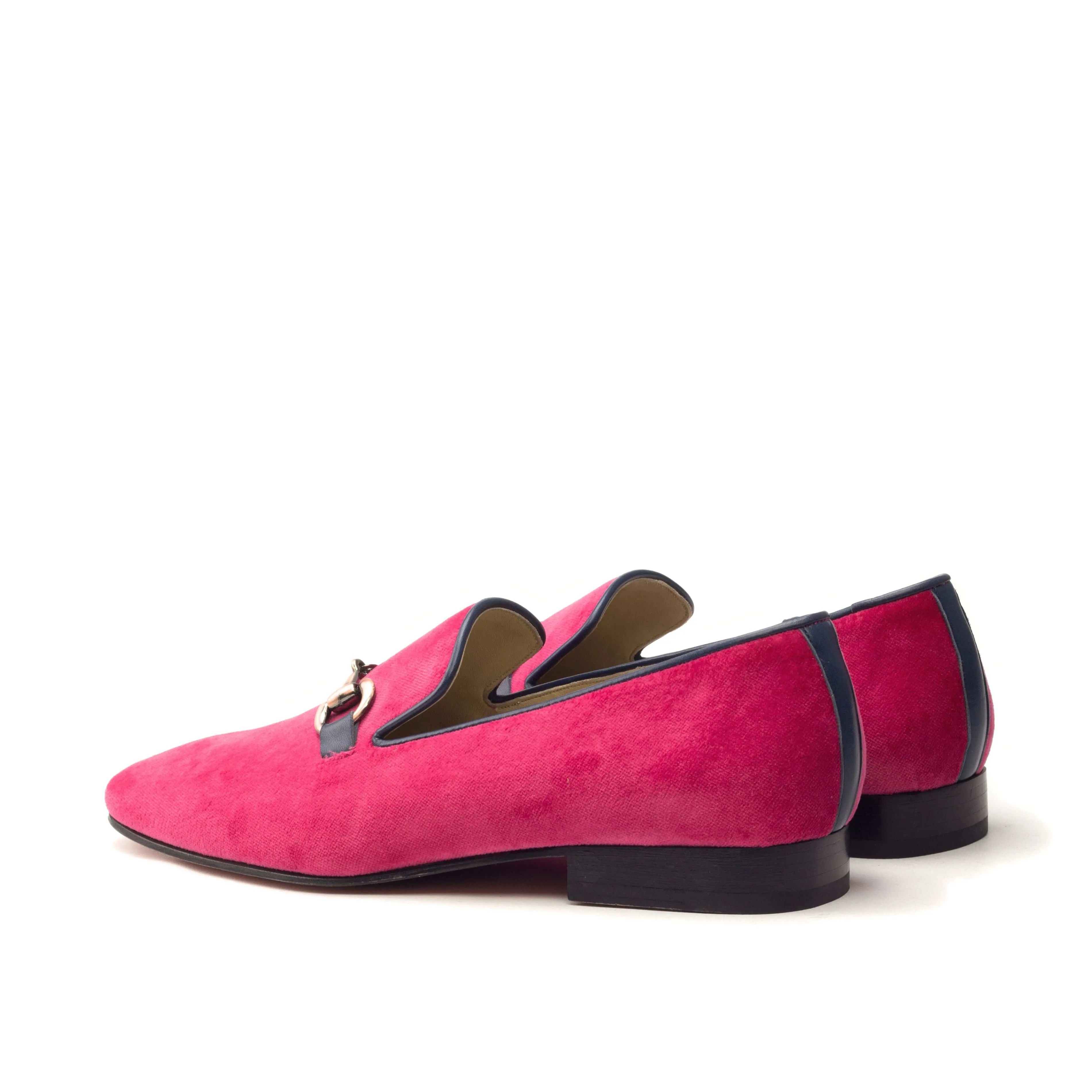 MEN Slippers - Red Velvet Ocean Nappa