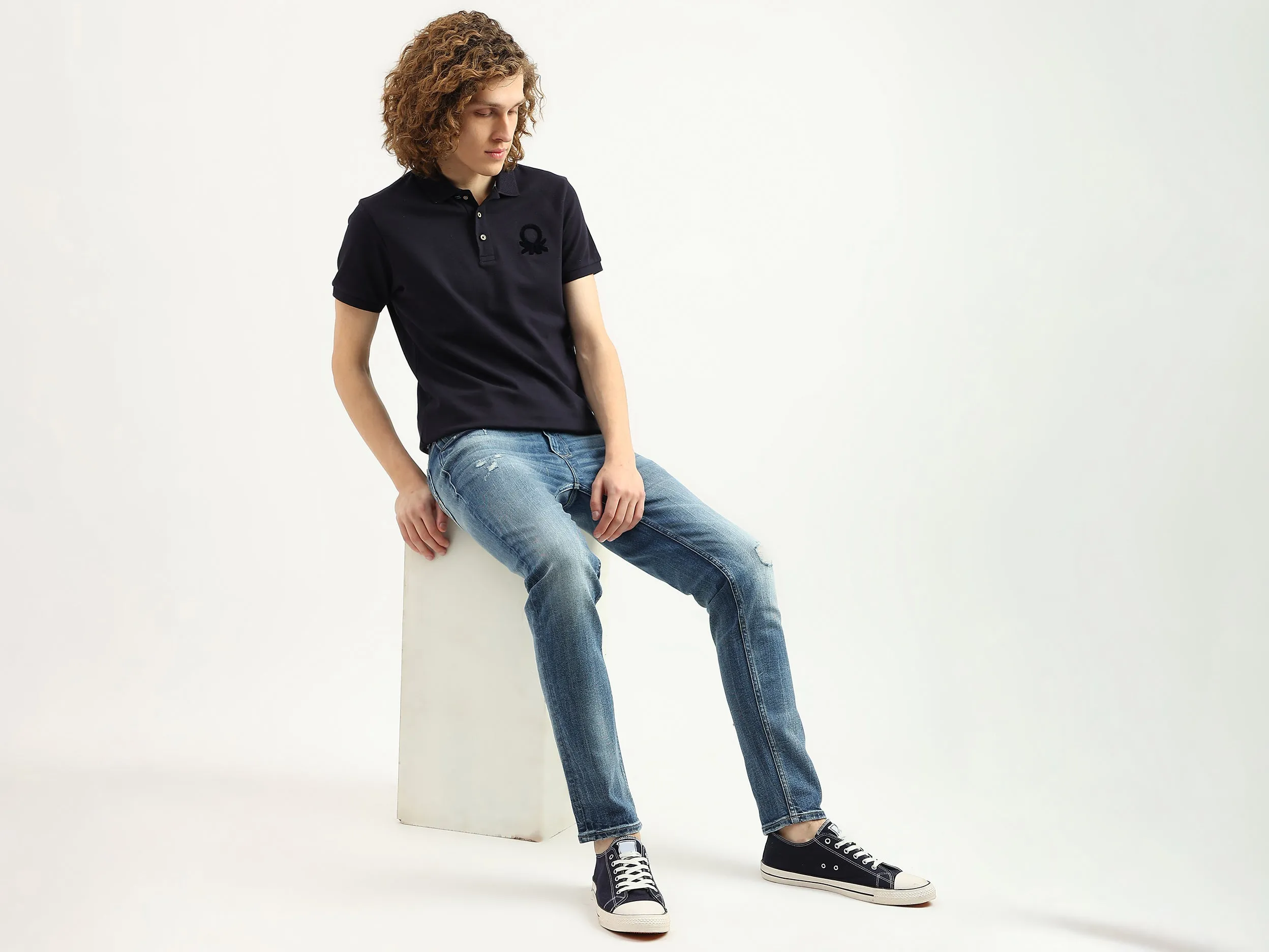 Men Solid Skinny Fit Jeans