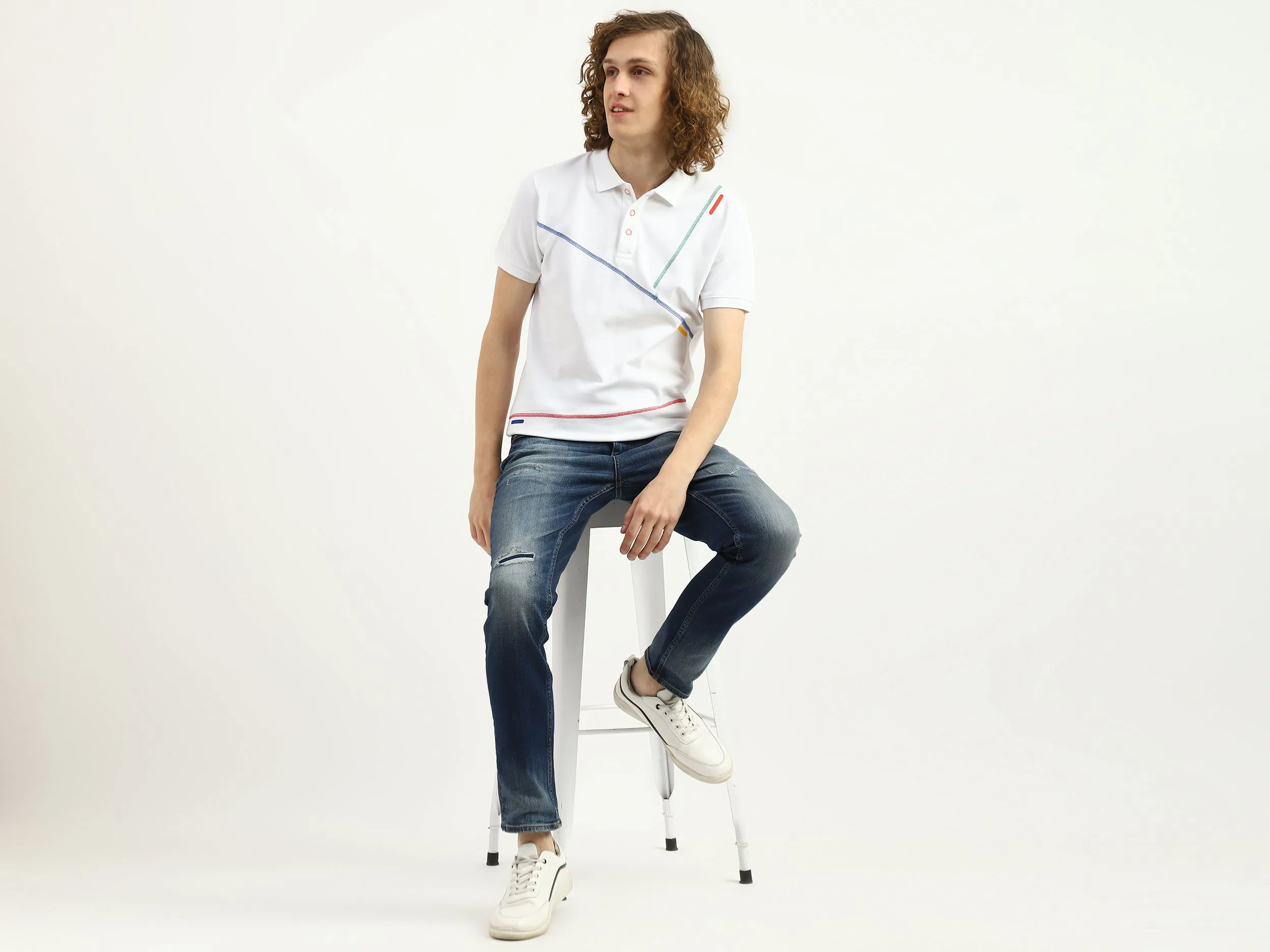 Men Solid Skinny Fit Jeans