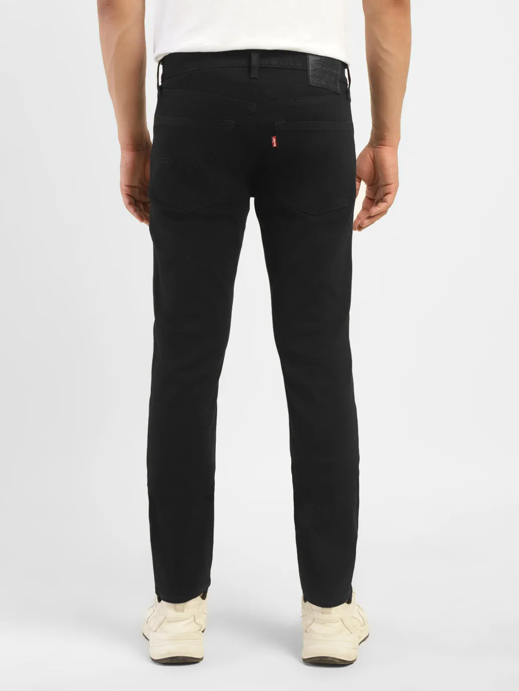 Men's 65504 Black Skinny Fit Mid Rise Jeans