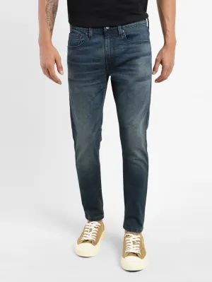 Men's Blue Skinny Fit Mid Rise Jeans