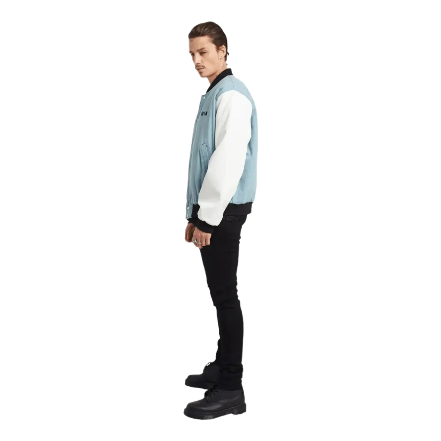 Men's Bryant Skinny RTA Black Logo Jeans Pant
