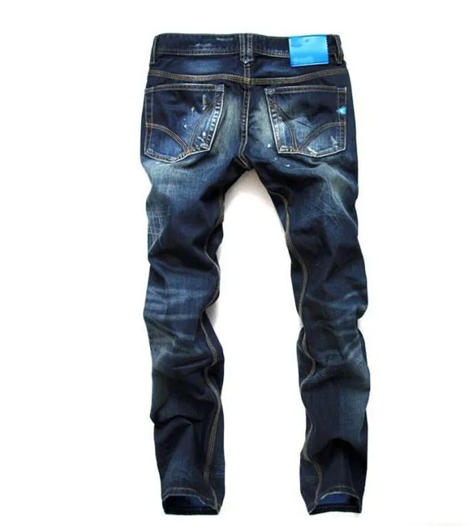 Men's Decoration Pocket Jeans