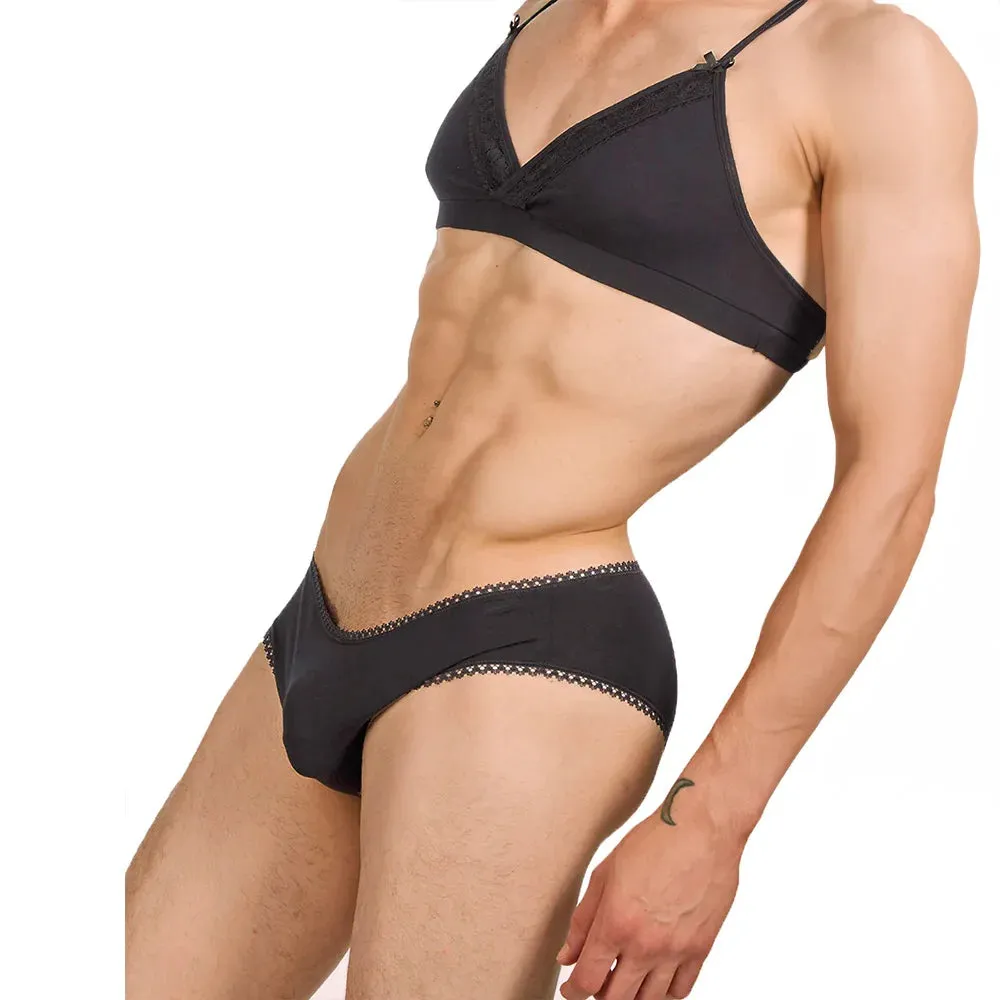 Men’s Feminine Lingerie Set