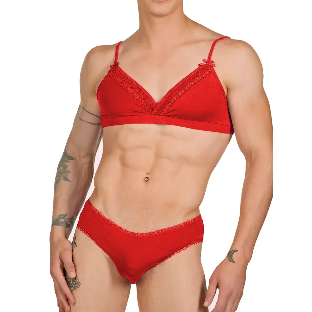 Men’s Feminine Lingerie Set