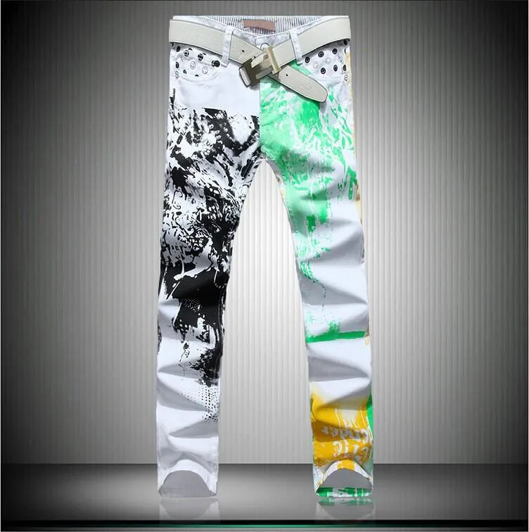 Men's Graffiti Jeans
