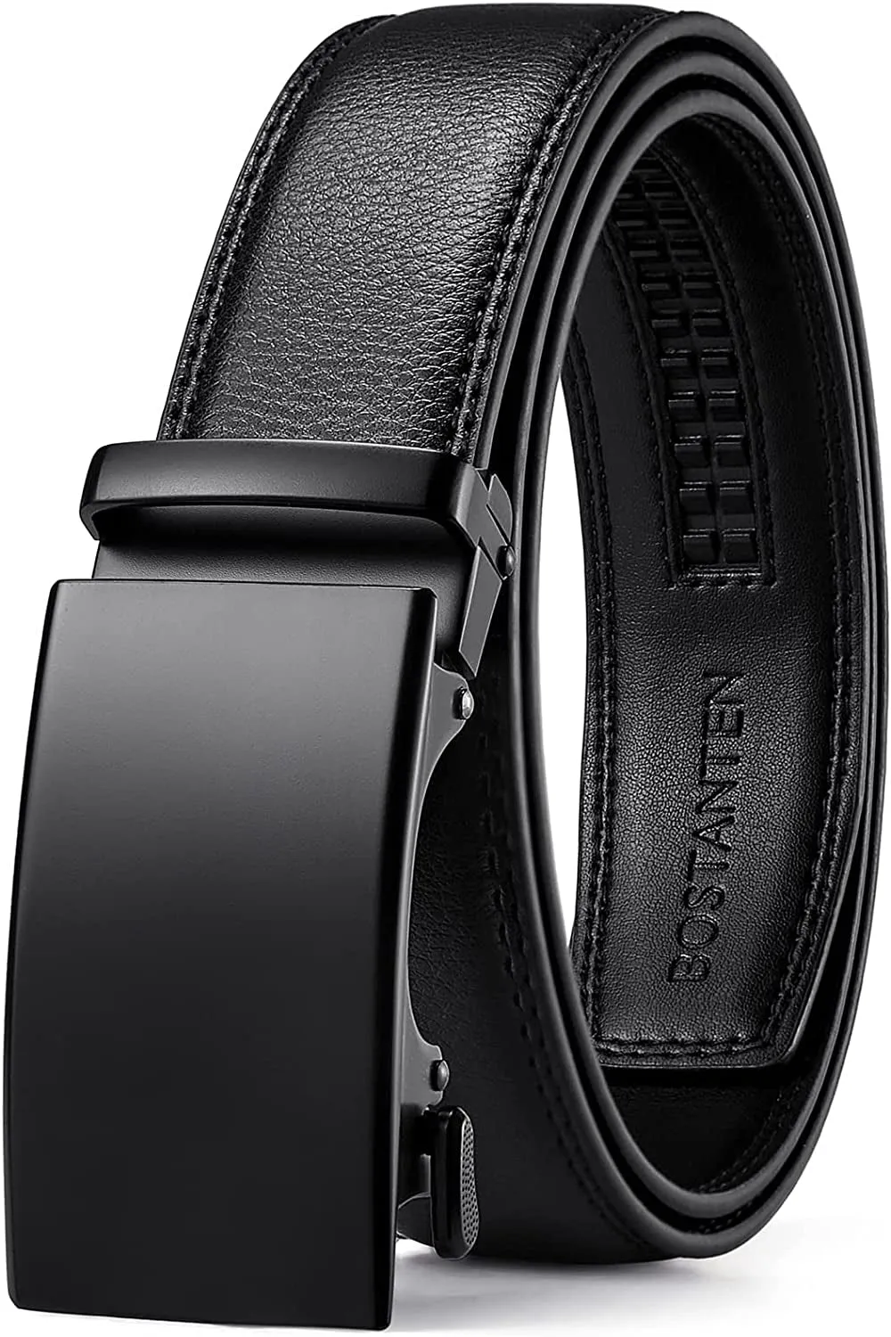 Mens Leather Ratchet Belt For Dress and Casual