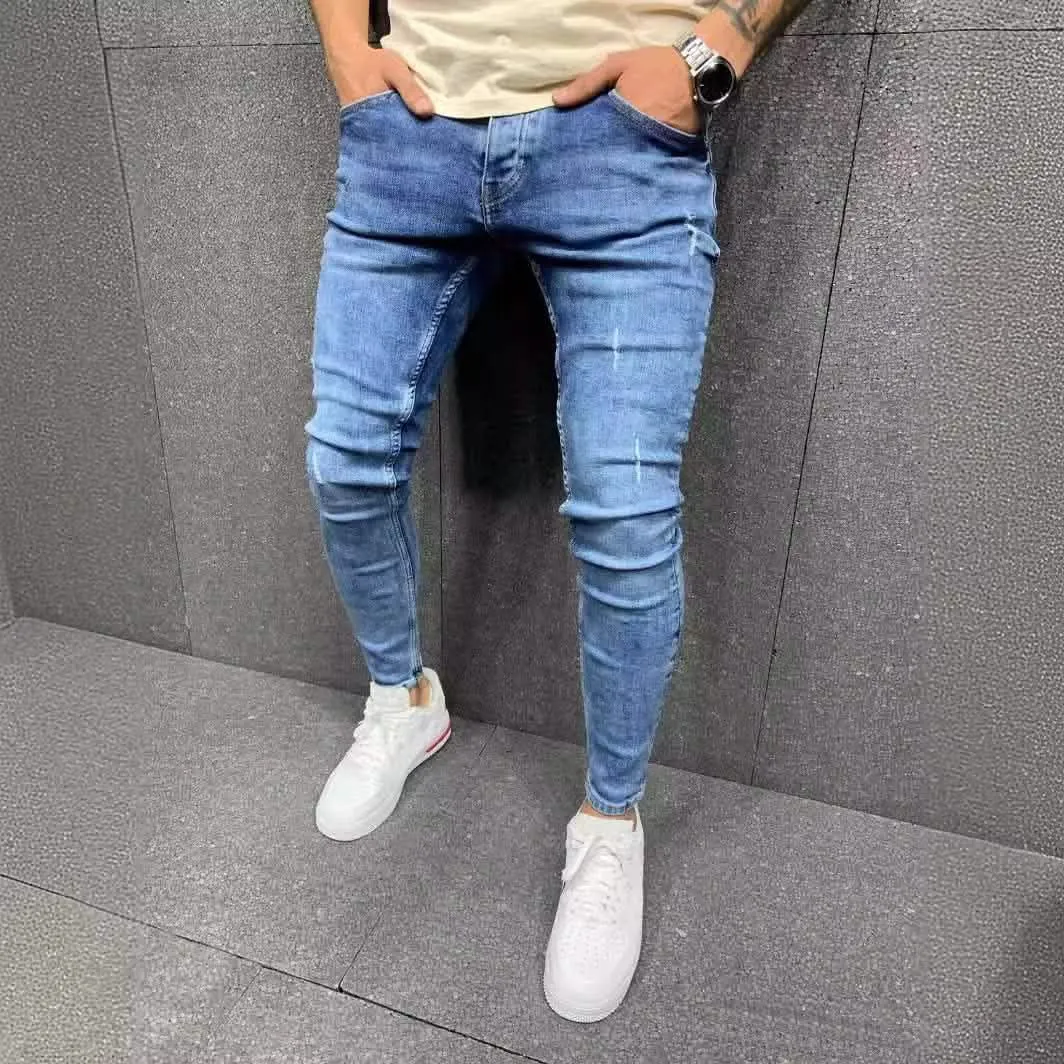 Men's Skinny Distressed Jeans