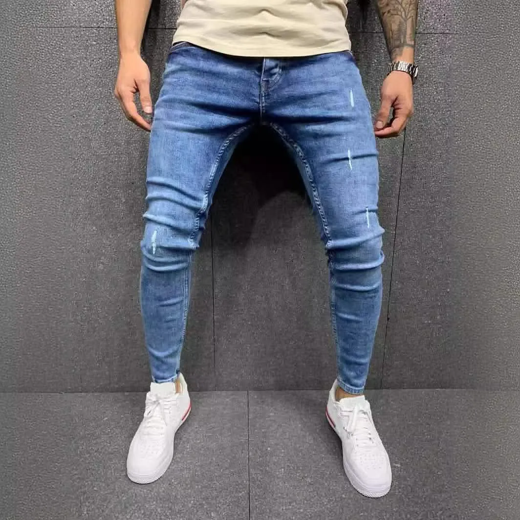 Men's Skinny Distressed Jeans