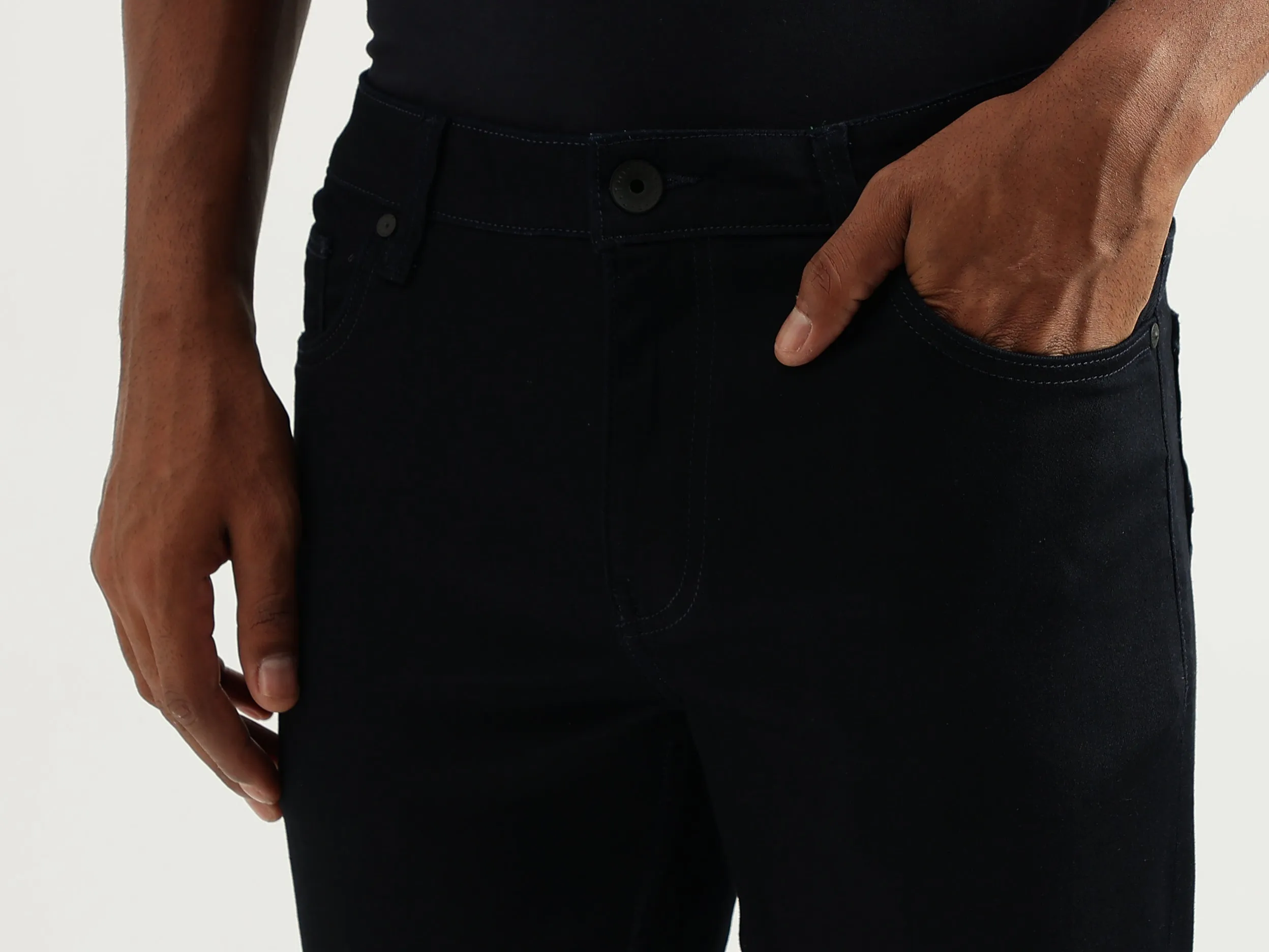 Men's Solid Skinny Fit Jeans