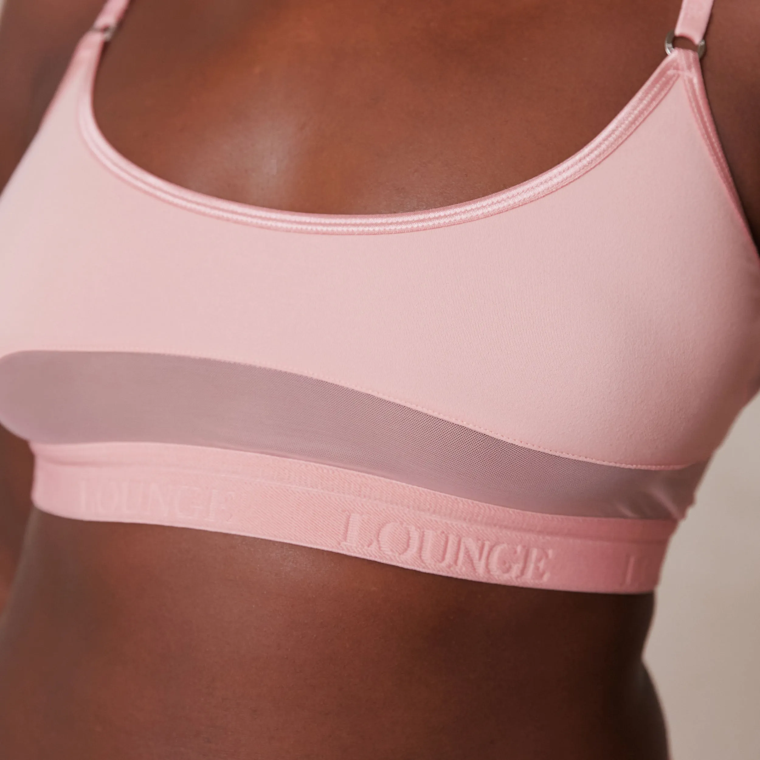 Mesh Soutien-Gorge - Rose