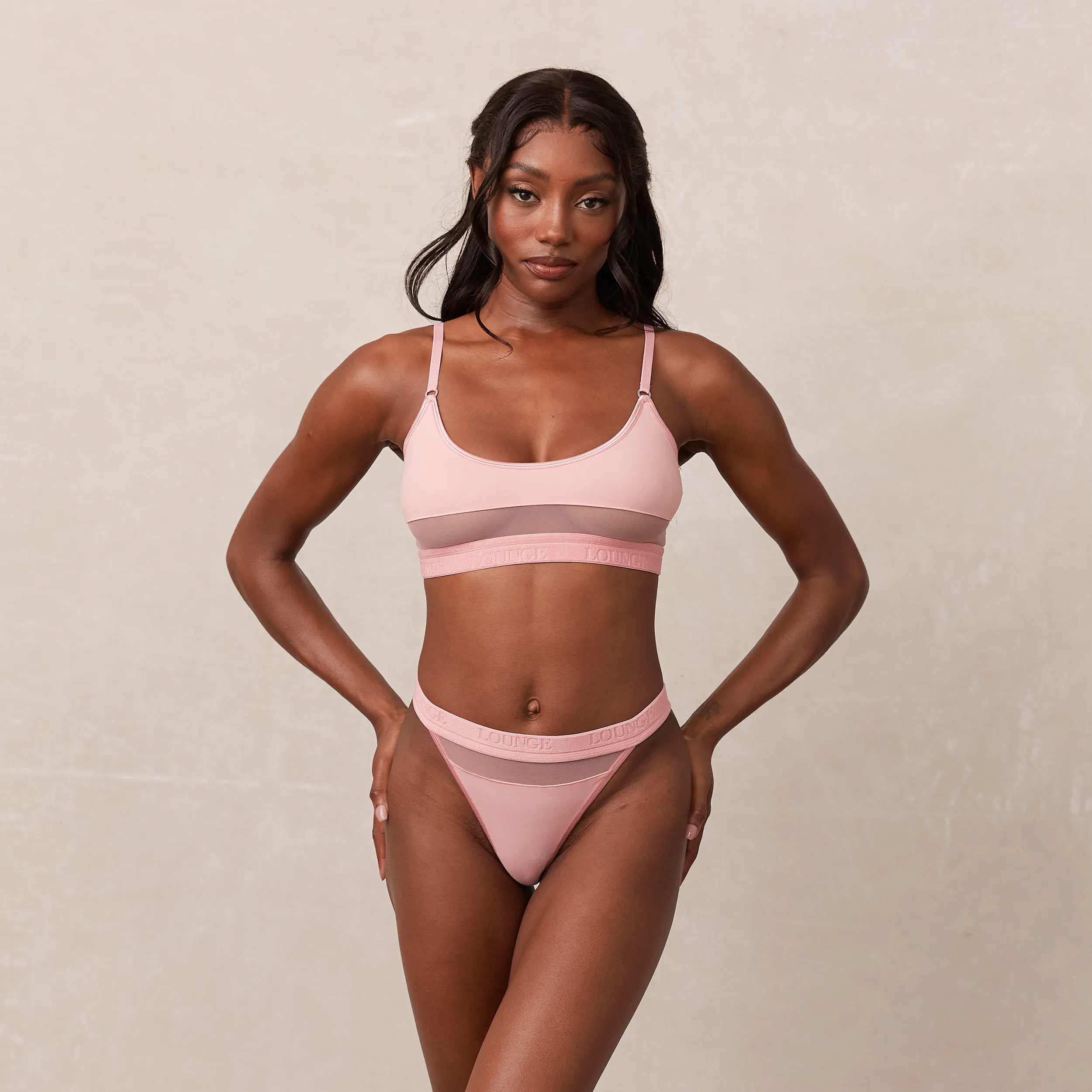 Mesh Soutien-Gorge - Rose