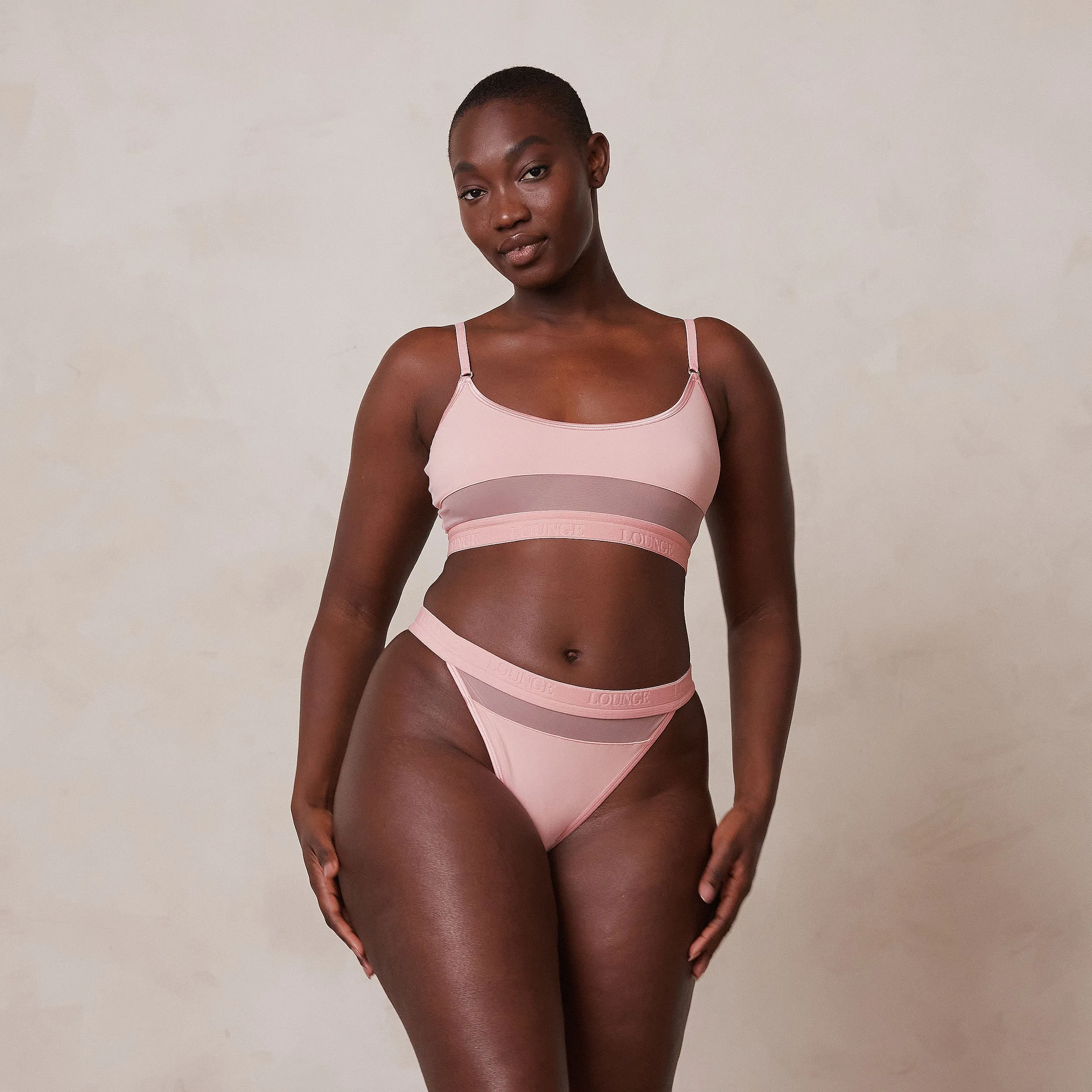 Mesh Soutien-Gorge - Rose