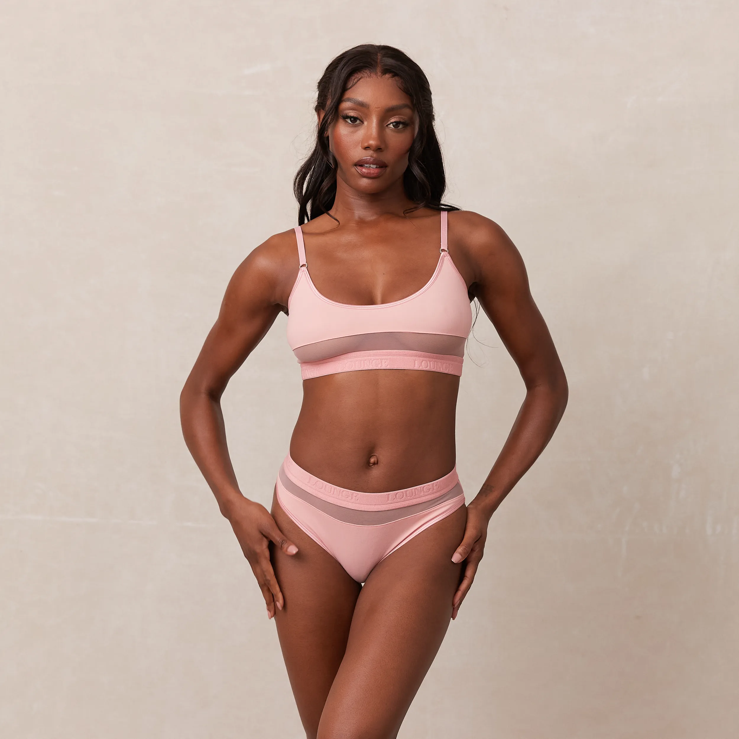 Mesh Soutien-Gorge - Rose
